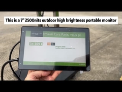 Máy ảnh bên ngoài độ sáng cao màn hình 7 inch di động 1080P hợp kim nhôm