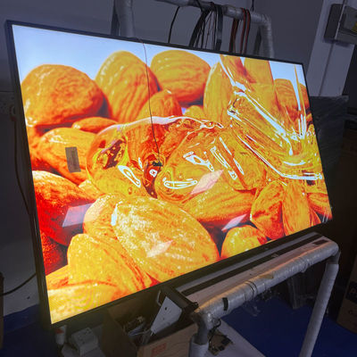 Mua 55 inch cực hẹp cạnh độ sáng cao LCD màn hình bộ 2500cd / m2 với nguồn điện HDMI tín hiệu bộ điều khiển tùy chỉnh online manufacture