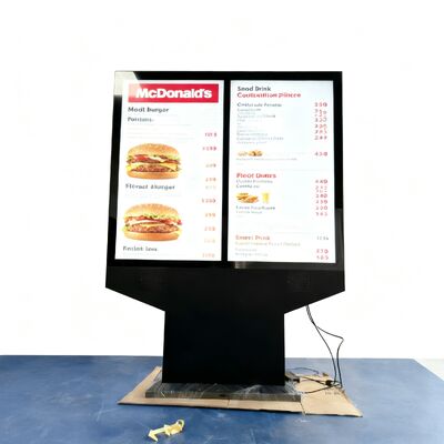 Mua 55 Inch Digital Signage ngoài trời với độ sáng 3000-4000 Nits Adobe RGB 98% Màu sắc và IP65 Kiosk quảng cáo chống nước sản xuất trực tuyến