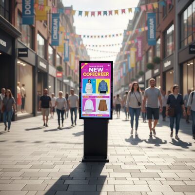 Mua Màn hình quảng cáo LCD kỹ thuật số ngoài trời chống nước IP65 49 inch với độ sáng 3000cd/m² sản xuất trực tuyến