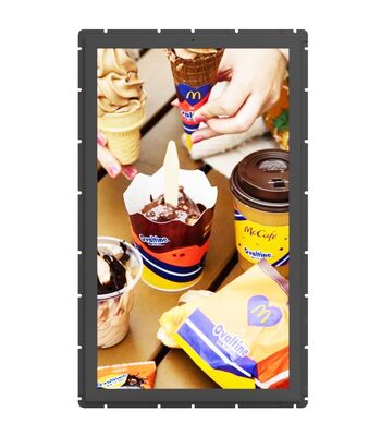 Mua Màn hình LCD ngoài trời 32 inch với 2000cd / m2 Độ sáng 1920x1080 độ phân giải và màn hình cảm ứng dung lượng sản xuất trực tuyến