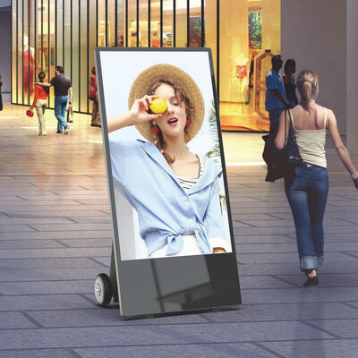 Mua 43 inch Độ sáng cao 2000cd / m2 Điện pin Digital Signage Quảng cáo Kiosk LCD Media Player sản xuất trực tuyến