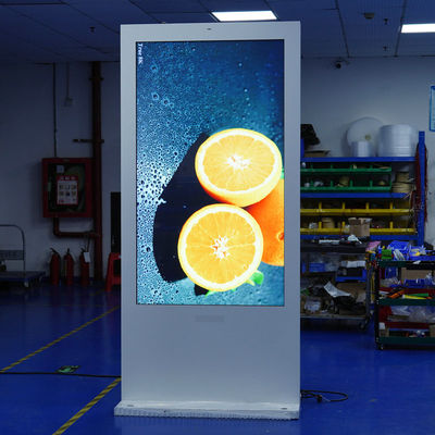 Hiển thị Kiosk kỹ thuật số đứng trên sàn Biểu tượng kỹ thuật số dọc IP65 ODM chống nước