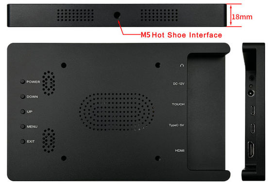 Máy ảnh bên ngoài độ sáng cao màn hình 7 inch di động 1080P hợp kim nhôm